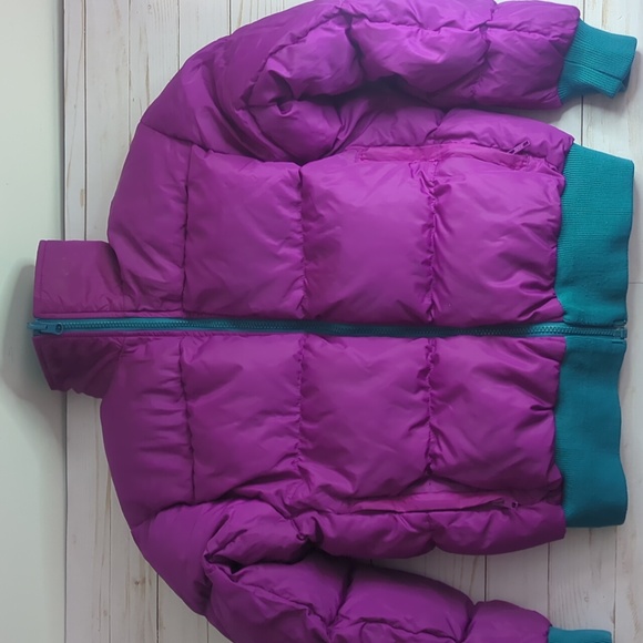Columbia Vintage Women's Down Insulated Puffer Reversible 90s Jacket - Picture 7 of 8
